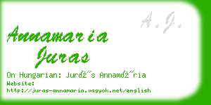 annamaria juras business card